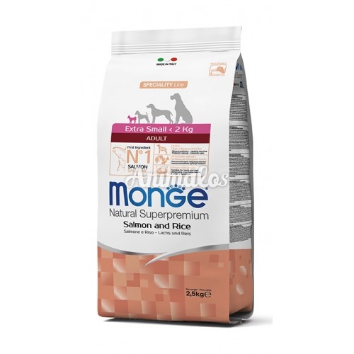 מונג' סלמון ואורז לכלב בוגר מכל הגזעים 12 ק"ג Monge Salmon and Rice All Breeds Adult